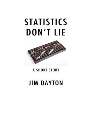 cover image of Statistics Don't Lie